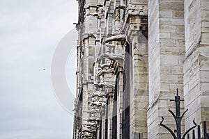 Gargoyles of Notre Dame cathedral in Paris