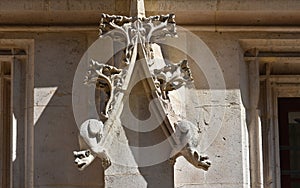 Gargouilles of Palais de Justice of Rouen. France.