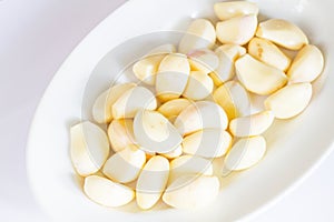 Garic in isolate on white.