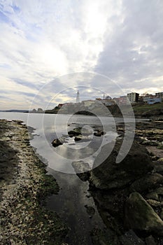 Garipce village Rumeli Lighthouse is a little fishing town close to Istanbul Sariyer district. TURKEY