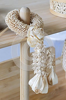 The garland is made with beautiful craftsmanship