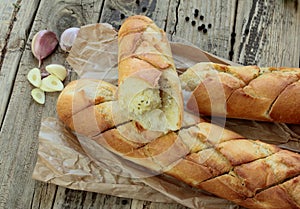 Garlic baguette