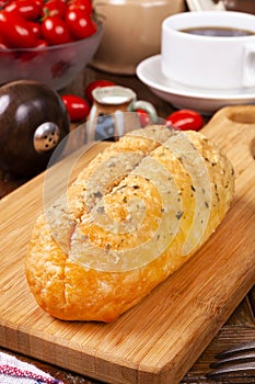 Garlic butter cheese bread