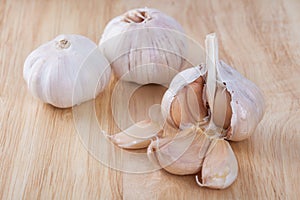 Garlic on the chopping block