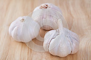 Garlic on the chopping block