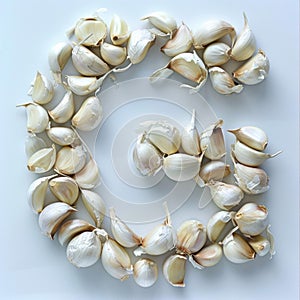 Garlic G A Creative Culinary Letterform photo