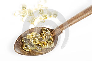 Garlic gel capsules extract