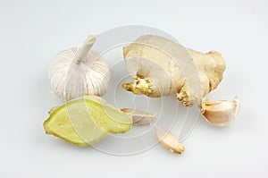 Garlic and ginger