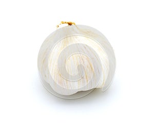 Garlic head isolated on a white background