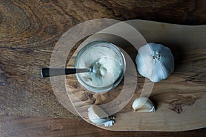 Garlic with home made aioli