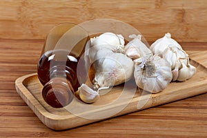 Garlic and oil