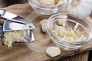 Garlic Press (with fresh Garlic)