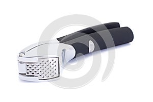 Garlic press isolated on white