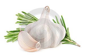 Garlic and rosemary