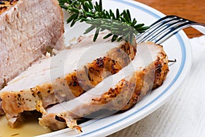 Garlic Rosemary Roast Pork