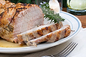 Garlic Rosemary Roast Pork