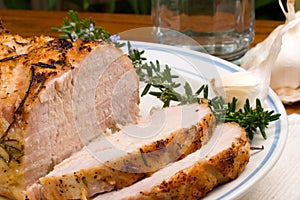 Garlic Rosemary Roast Pork