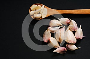 Garlic, seasoning, ingredients, spice
