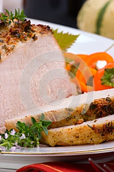 Garlic Thyme Roast Pork