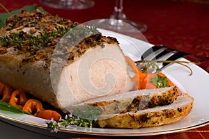 Garlic Thyme Roast Pork