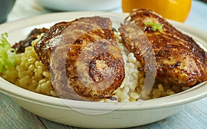 Garlicky Fried Mushrooms chicken