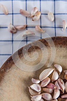 Garlics preparetion photo