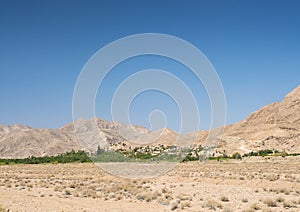 Garmeh oasis in south Iran desert