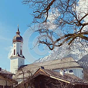 Garmisch-Partenkirchen town in Bavaria, Germany