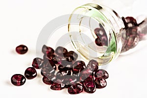 Garnet beads