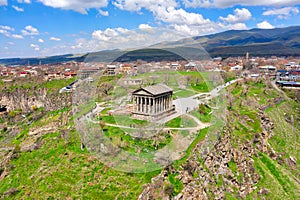 Garni Temple close to Yerevan in Armenia, taken in April 2019rn` taken in hdr