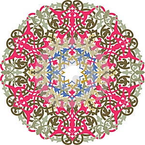 Garnished pattern