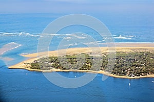 Garonne, Arcachon, Ferret in atlantic ocean coast