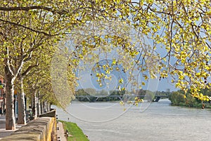 Garonne river in Toulouse