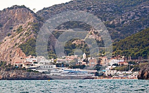 Garraf village by the sea near Barcelona and Sitges, Spain