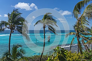 Garrafon Reef Park Beach Club on the beautiful island Isla Mujeres, Mexico. Water Park. photo