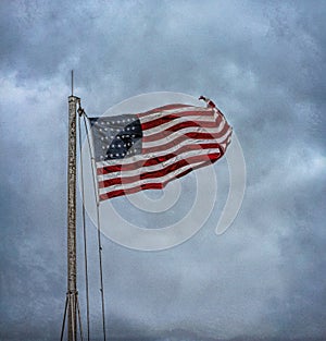 Garrison Flag at the Fort Smith National Historic Site