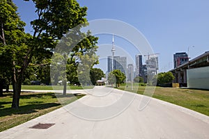 Garrison Road at the Fort York historic site