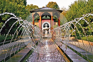Garten der Welt (Garden of world) Berlin: oriental islamic fountain photo