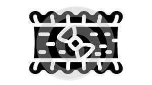 garter decorative accessory glyph icon animation