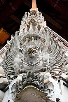 Garuda Bali traditional sculpture from temple,Ubud Bali.