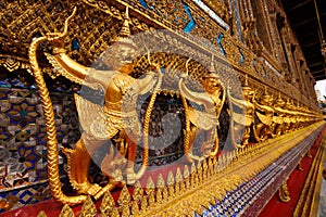 Garuda figures in Grand Palace of Bangkok