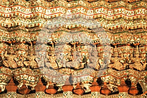 Garuda Pattern at the ancient Temple