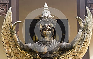 A Garuda Statue, Wat Chang Kam Phra Wihan, Wiang Kam, Chiang Mai, Thailand