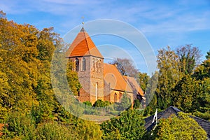 In Garz the church, island Ruegen