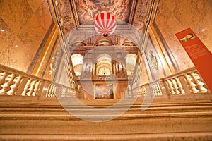 Gas balloon in museum