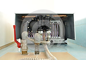 Gas boiler home maintenance photo