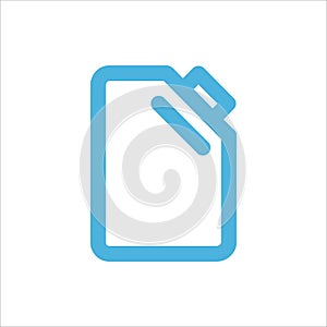 Gas can icon flat vector logo design trendy