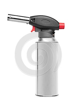 Gas can with manual torch burner blowtorch