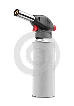 Gas can with manual torch burner blowtorch