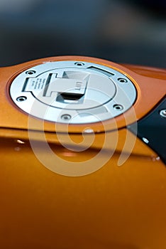 Gas cap of motorbike